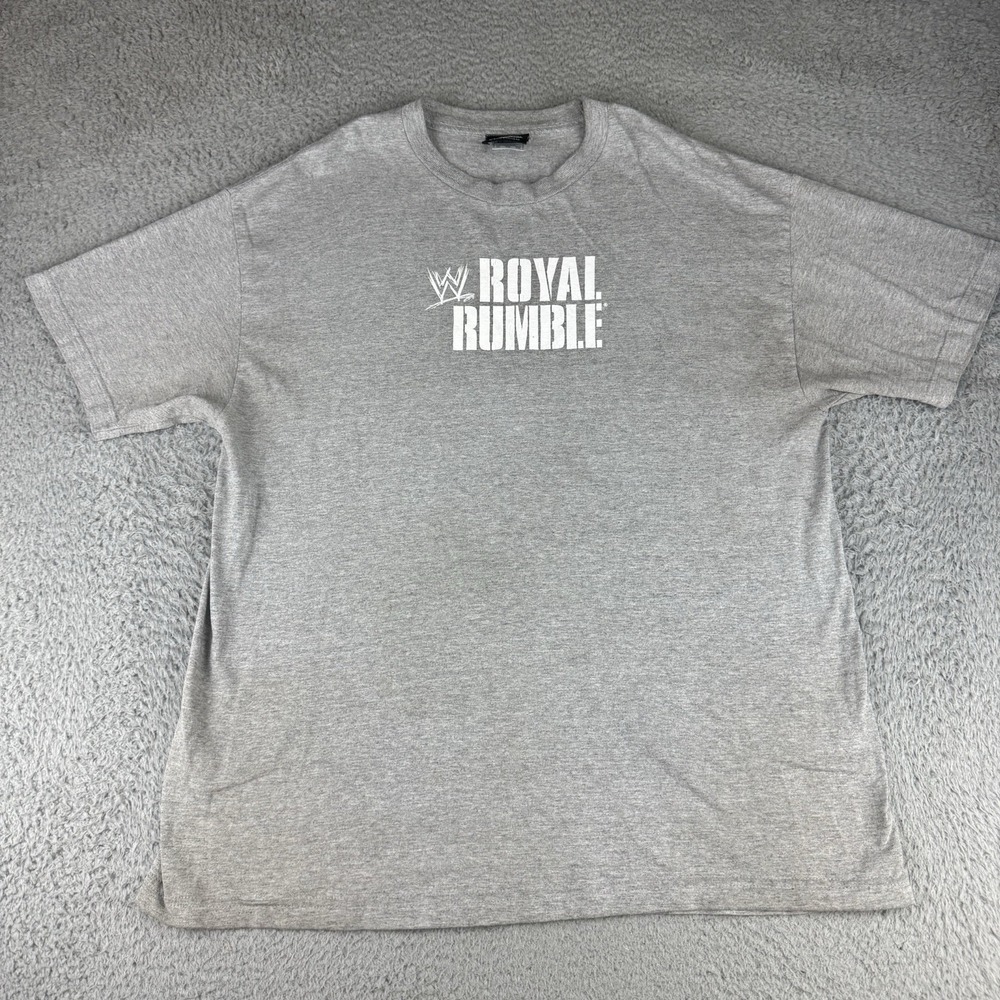 Royal Rumble WWE Vintage Grey Royal Rumble Extra Large T-Shirt Y2k Baggy